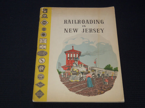 1951 RAILROADING IN NEW JERSEY BOOK BY JOHN T. CUNNINGHAM - J 8107