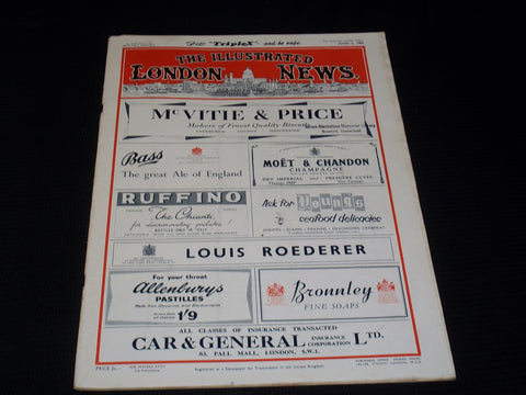 1956 JUNE 2 ILLUSTRATED LONDON NEWS MAGAZINE NICE COVERS & ADS - E 4239