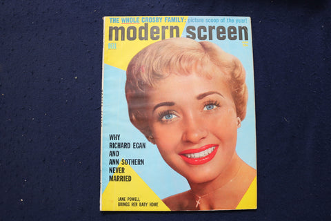 1956 JUNE MODERN SCREEN MAGAZINE - JANE POWELL COVER - E 17358