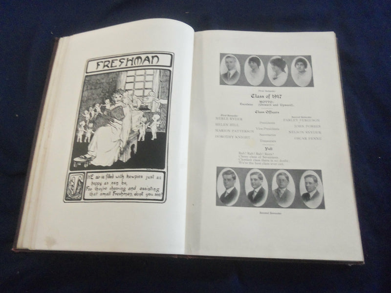 1914 THE ANNUAL ROCKFORD HIGH SCHOOL YEARBOOK - ROCKFORD, ILLINOIS - YB 2593
