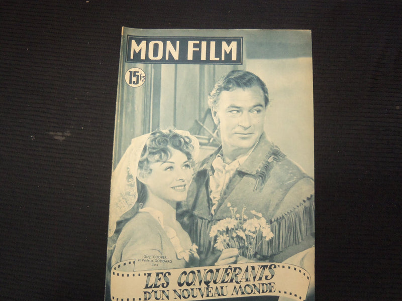 1950 NOVEMBER 1 MON FILM FRENCH MAGAZINE - GARY COOPER & GODDARD - E 26187