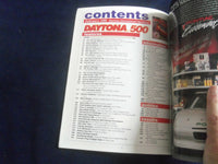 1990 FEB 18 32ND DAYTONA 500 RACING PROGRAM W/PATCH - GREAT PHOTOS - SP 3744C