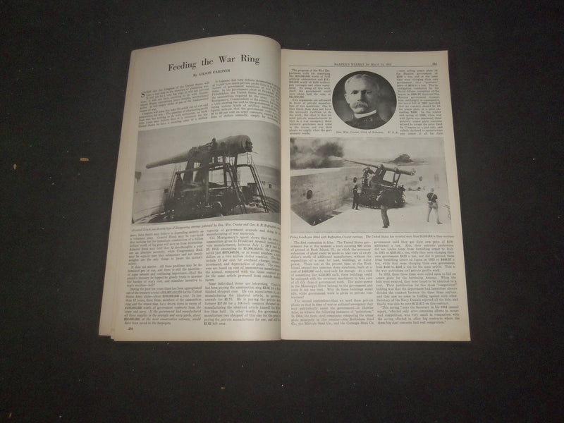 1915 MARCH 13 HARPER'S WEEKLY MAGAZINE - BEAUTY AND BALD HEADS - SP 1520E
