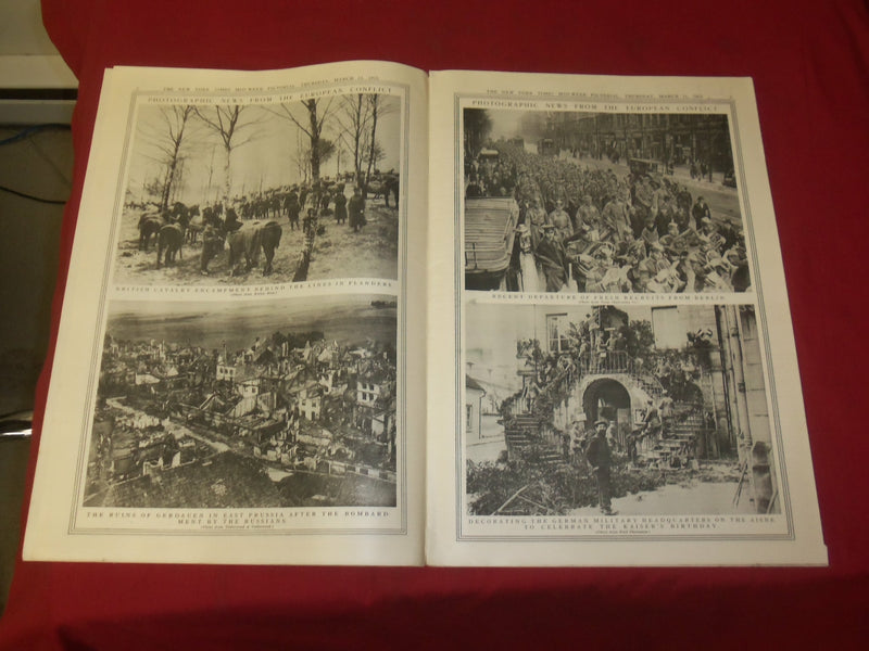 1915 MARCH 11 NY TIMES PICTORIAL SECTION - A HOLY MAN OF THE EAST - NP 3950