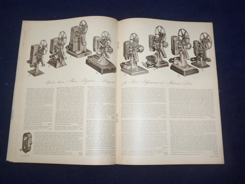 1952 MONTGOMERY WARD PHOTOGRAPHIC CATALOG - SOFTCOVER - J 9303