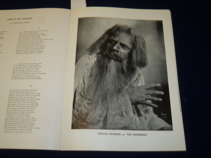 1938-1939 THE NEW MIKHAIL MORDKIN BALLET PROGRAM - VARKAS - CHASE - J 5093