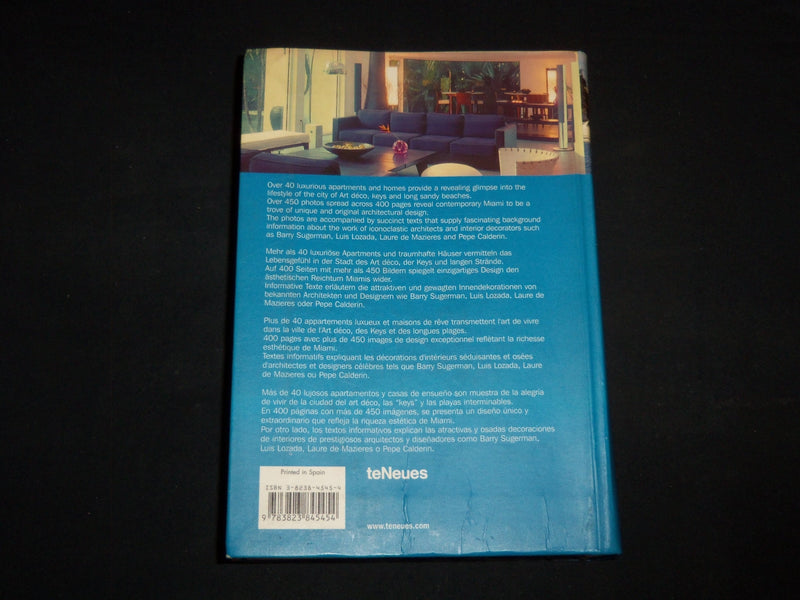 2003 MIAMI HOUSES BOOK BY CYNTHIA RESCHKE - GREAT PHOTOS - KD 4815K