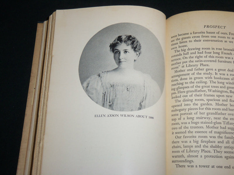 1937 THE WOODROW WILSONS HARDCOVER BOOK BY ELLEN WILSON MCADOO - KD 6681