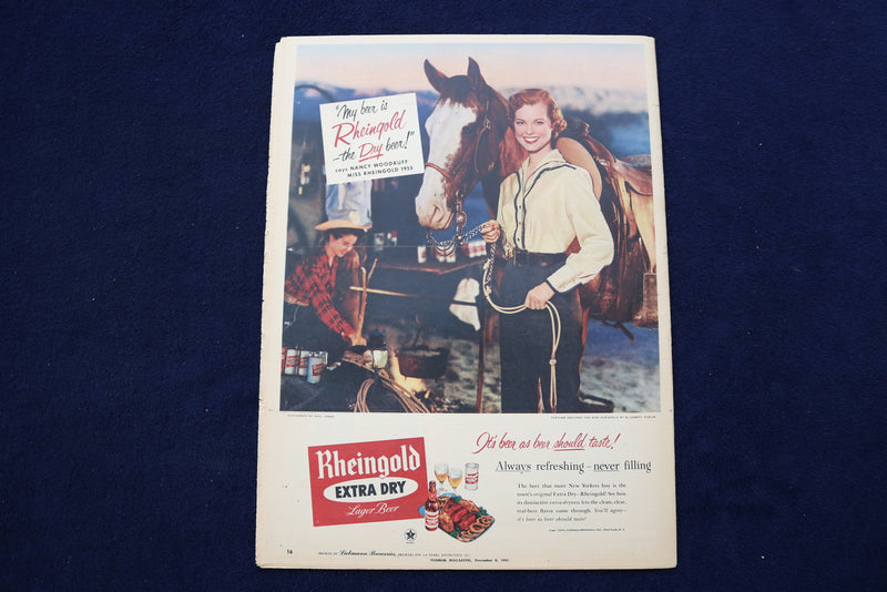 1955 NOVEMBER 6 NY MIRROR MAGAZINE - JANE KEAN COVER - E 22577
