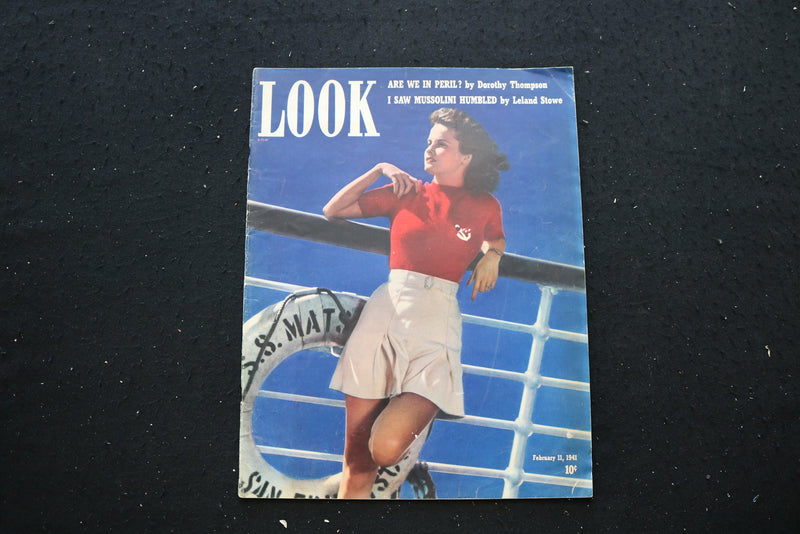 1941 FEB 11 LOOK MAGAZINE - HENRIETTA CLARK COVER - E 10770