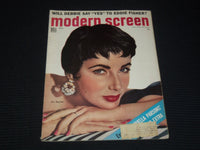 1954 OCTOBER MODERN SCREEN MAGAZINE - ELIZABETH TAYLOR COVER - E 12275