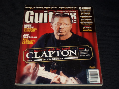 2004 JUNE GUITAR ONE MAGAZINE - ERIC CLAPTON FRONT COVER - E 7162
