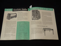 1950'S REVOLUTE PRINT-MAKING & PROCESSING EQUIPMENT SOFTCOVER CATALOG - K 2159