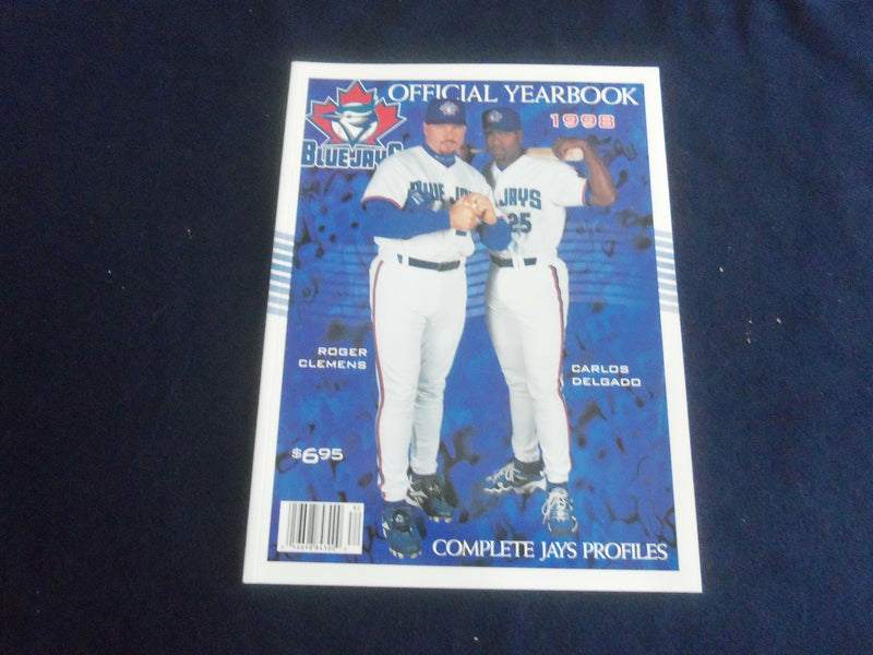 1998 TORONTO BLUE JAYS YEARBOOK - ROGER CLEMENS - ST 7115