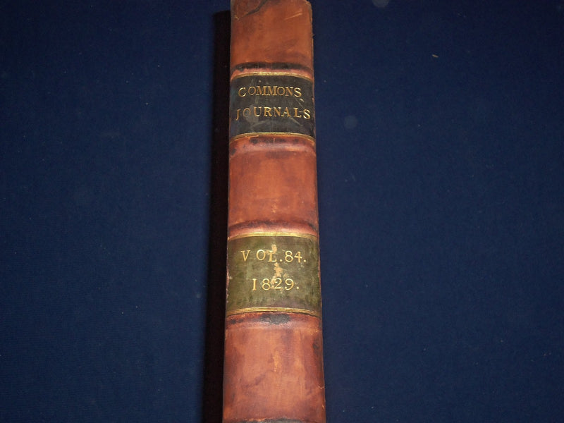 1829 JOURNALS OF THE HOUSE OF COMMONS - KING GEORGE IV 10TH YEAR REIGN - KD 4F