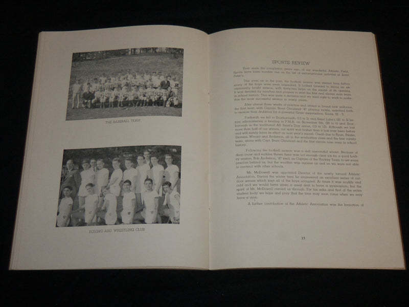 1947 THE MITRE ST. PETER'S SCHOOL YEARBOOK - PEEKSKILL NEW YORK - J 6654