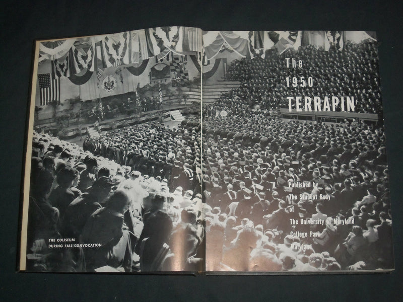 1950 TERRAPIN UNIVERSITY OF MARYLAND YEARBOOK - COLLEGE PARK, MD - YB 1777