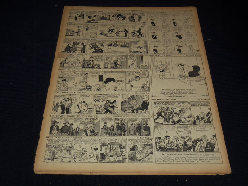 1939 SEPT 7 MINNEAPOLIS MORNING TRIBUNE - FRENCH PUSH ON IN SAAR - NT 9523