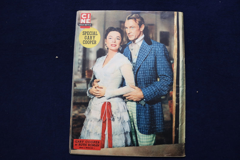 1961 MAY 26 CINE TELE-REVUE MAGAZINE - GARY COOPER COVER - E 22033