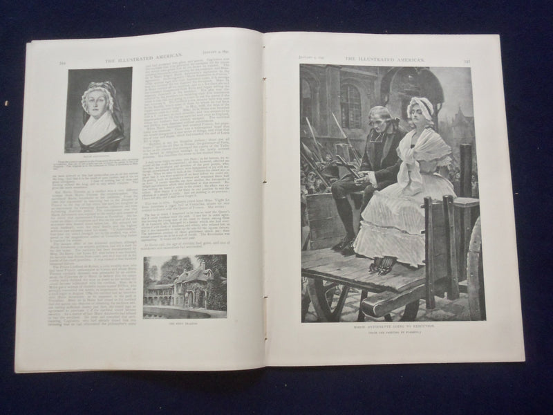 1892 JANUARY 9 THE ILLUSTRATED AMERICAN MAGAZINE - DUCHESS OF MARBOROUGH- J 9728
