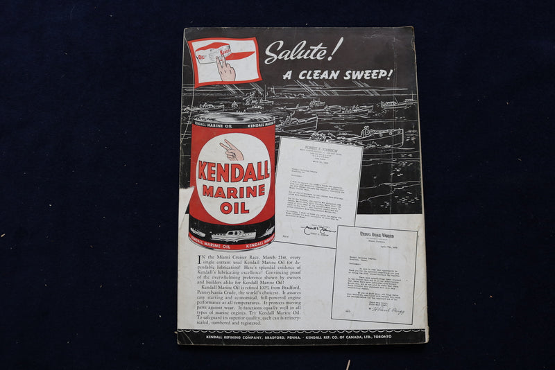 1939 MAY MOTOR BOATING MAGAZINE - ILLUSTRATED BOATS COVER - E 11688