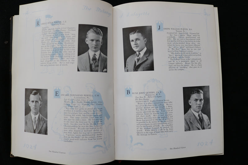 1924 THE MELANGE LAFAYETTE COLLEGE YEARBOOK - EASTON, PENNSYLVANIA - YB 3499