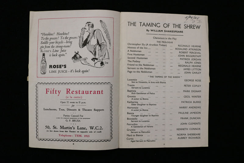 1948 NEW THEATRE PROGRAMS - LOT OF 3 - LONDON - K 1913