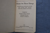 1941-1943 YMCA USO SERVICE BOOKS - LOT OF 2 - THINK - SCRIPTURE - K 735