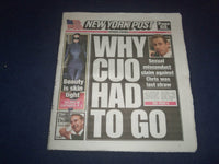 2021 DECEMBER 6 NEW YORK POST NEWSPAPER - BOB DOLE DIED (1923-2021)