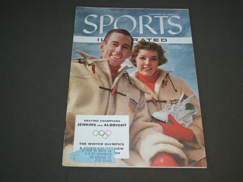 1956 JANUARY 30 SPORTS ILLUSTRATED MAGAZINE - JENKINS & ALBRIGHT - SP 8772