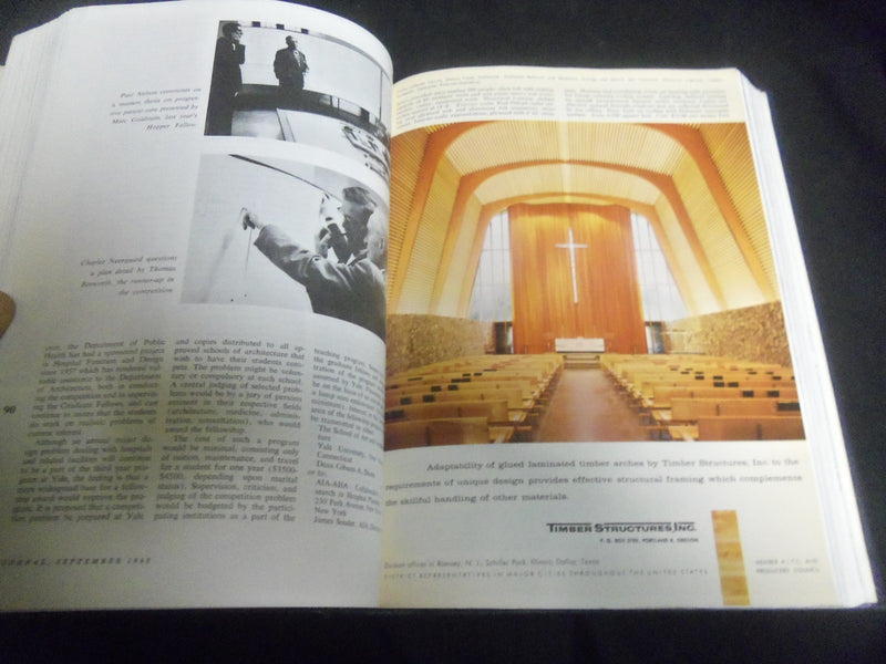 1960 AMERICAN INSTITUTE OF ARCHITECTS 2 BOUND VOLUMES - NICE PHOTOS - R 849