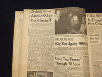 1969 MAR 3 BOSTON RECORD AMERICAN NEWSPAPER - ESPOSITO GETS 101 POINTS - NP 6321