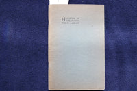 1923 HANBOOK OF THE BOSTON PUBLIC LIBRARY SOFTCOVER BOOK BY FRANK CHASE - K 854