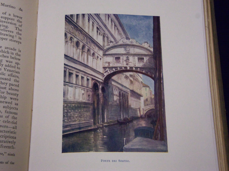 1904 VENICE AND ITS STORY BY T. OKEY THIRD EDITION BOOK - COLOR ILLUS. - KD 3496