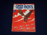 1936 JULY OPEN ROAD FOR BOYS MAGAZINE - WINGS OVER WATER - RIFLE MATCH- SP 5404