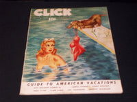 1941 JUNE CLICK MAGAZINE - NICE ILLUSTRATED FRONT COVER - E 20060