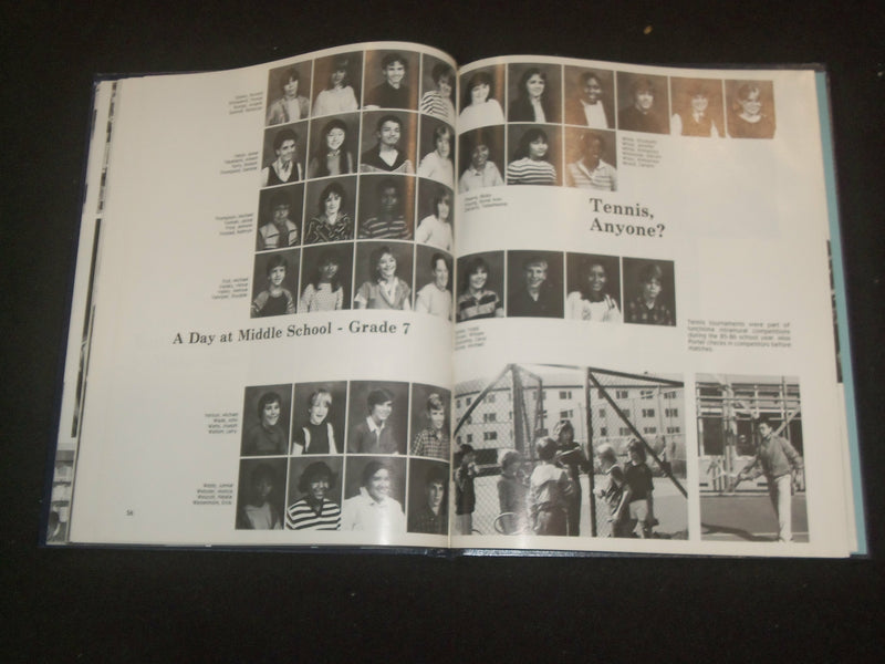 1985-1986 BITBURG MIDDLE SCHOOL YEARBOOK- RHINELAND-PALATINATE, GERMANY- YB 2111