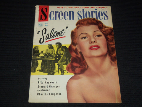 1953 APRIL SCREEN STORIES MAGAZINE - RITA HAYWORTH COVER - E 12317