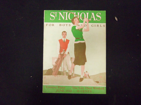 1932 JUNE ST. NICHOLAS MAGAZINE - ILLUSTRATIONS, STORIES & ADS - ST 3180