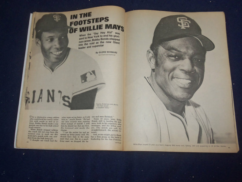 1974 POPULAR SPORTS GRAND SLAM MAGAZINE - ROBERTO CLEMENTE- WILLIE MAYS- ST 6800