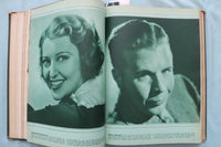 1934 MAR-AUG SCREEN ROMANCES MAGAZINE BOUND VOLUME -DIETRICH-HARLOW - KD 9684