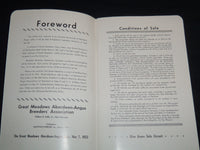 1952 GREAT MEADOWS BREEDERS ASSN. SALE - KEENLAND - KENTUCKY - J 9081