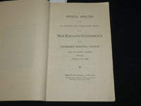 1922 NEW ENGLAND CONFERENCE MINUTES SOFTCOVER BOOK - 126TH SESSION - J 7042