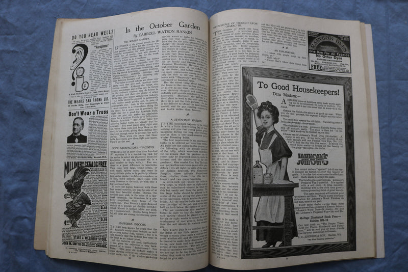 1908 OCTOBER THE MOTHER'S MAGAZINE - GREAT ILLUSTRATIONS & STORIES - ST 1000G