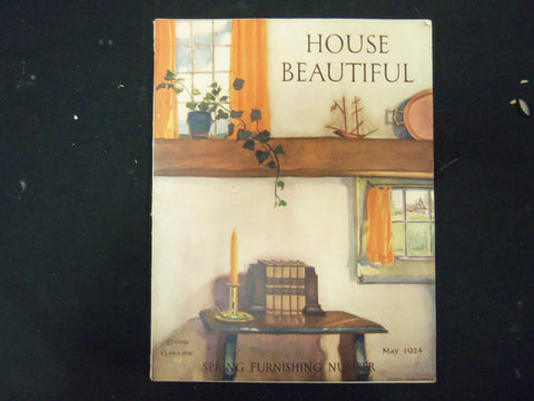 1924 MAY HOUSE BEAUTIFUL MAGAZINE - AD W/NORMAN ROCKWELL PAINTING - ST 3600