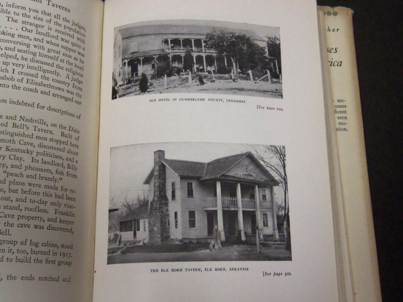 1935 EARLY AMERICAN INNS AND TAVERNS BOOK BY ELISE LATHEROP - PHOTOS - KD 80R