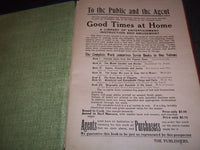 1909 GOOD TIMES AT HOME BOOK -5 BOOKS IN 1- A LIBRARY OF ENTERTAINMENT -KD 1744N