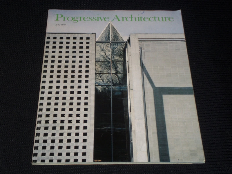 1984 JULY PROGRESSIVE ARCHITECTURE MAGAZINE - SUBSIDIZED HOUSING COVER - E 4087
