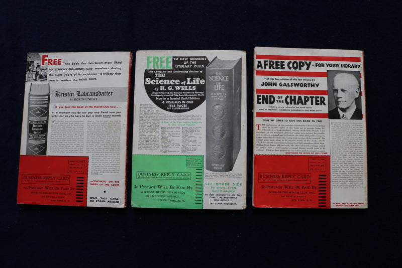 1934 THE GOLDEN BOOK MAGAZINE - COMPLETE YEAR - LOT OF 12 - O 3455