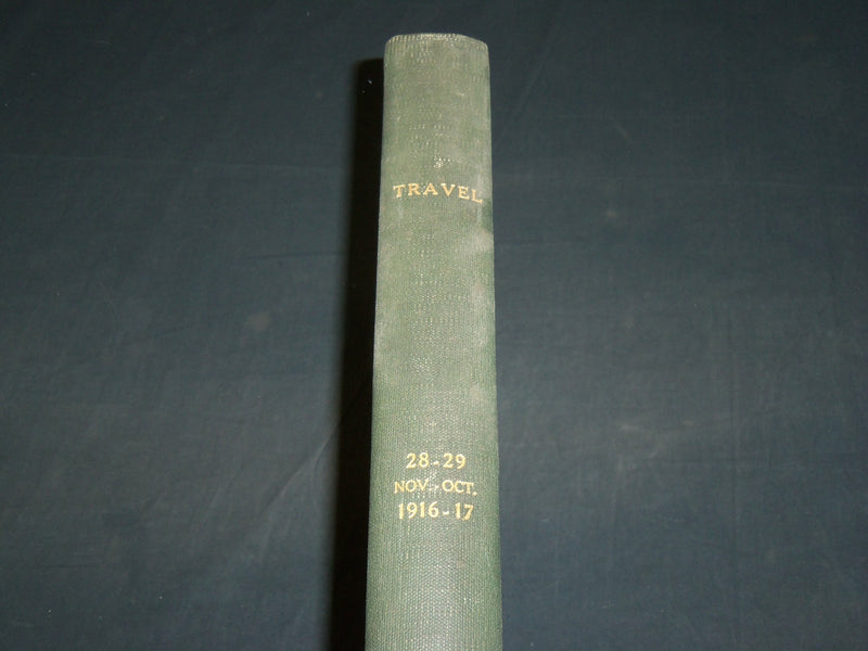 1916 NOV-1917 OCT TRAVEL MAGAZINE BOUND VOLUME - GREAT COVERS - KD 6006